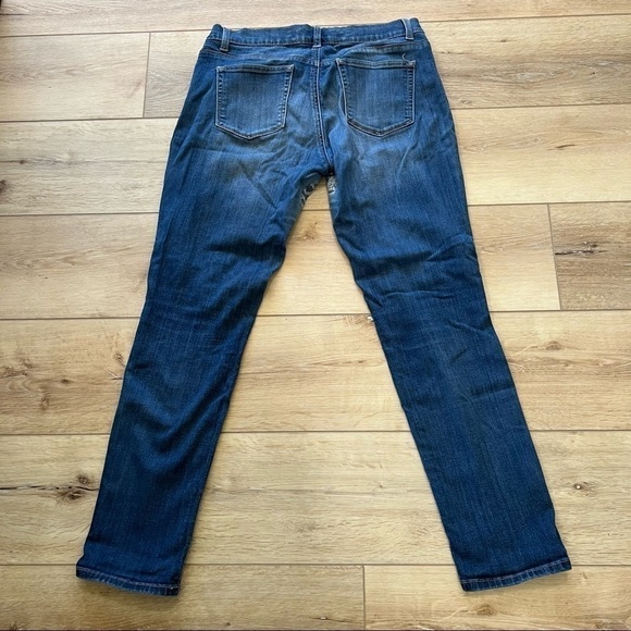 WAX jean distressed medium wash medium rise skinny jeans, size 9 - Picture 8 of 13